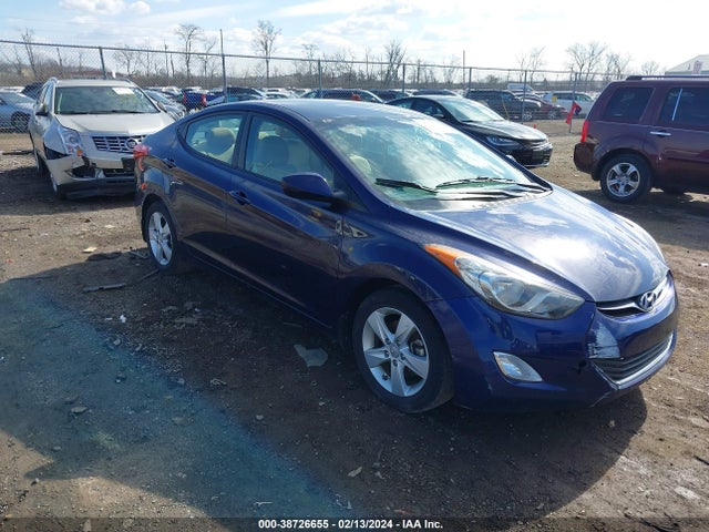 2013 HYUNDAI ELANTRA GLS VIN: 5NPDH4AE7DH401114