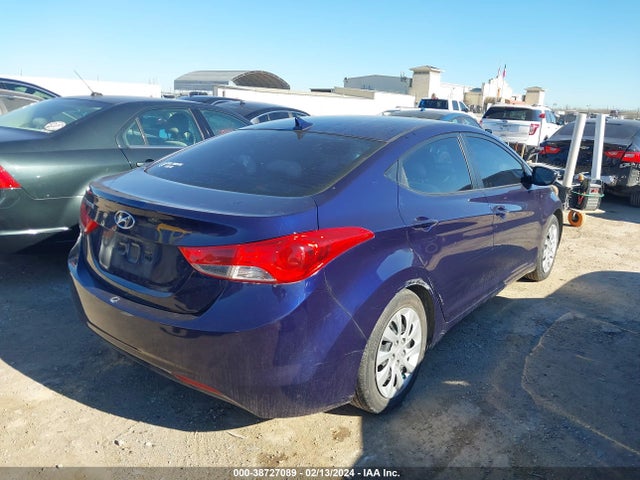 2012 HYUNDAI ELANTRA GLS VIN: 5NPDH4AE0CH097574