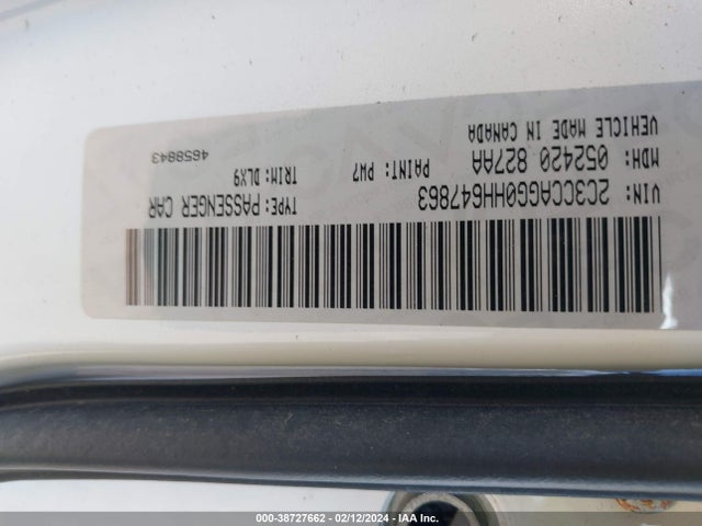 Chrysler 300 300s Awd 2017 2C3CCAGG0HH647863 Image 9