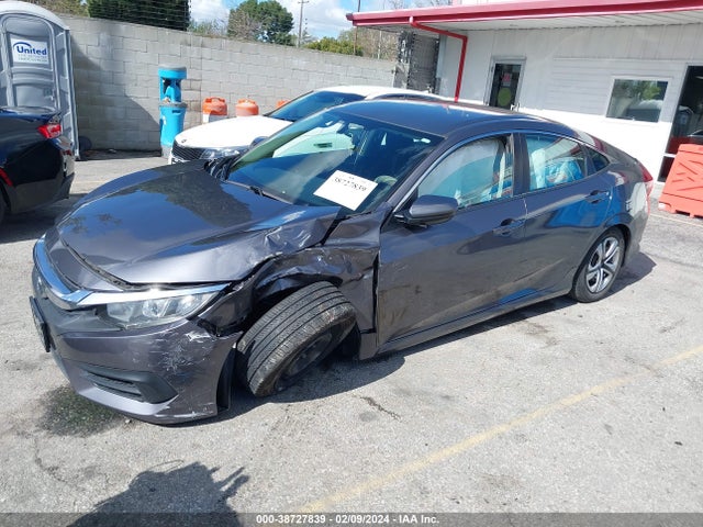 Honda Civic Lx 2017 2HGFC2F55HH550335 Image 2