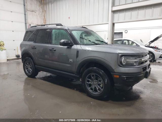 2022 Ford Bronco Sport Big Bend მანქანა იყიდება აუქციონზე, vin: 3FMCR9B67NRD15342, აუქციონის ნომერი: 38727989