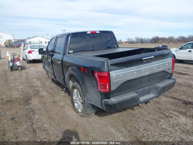 1FTEW1EF1FFB12562 Ford F-150 Platinum