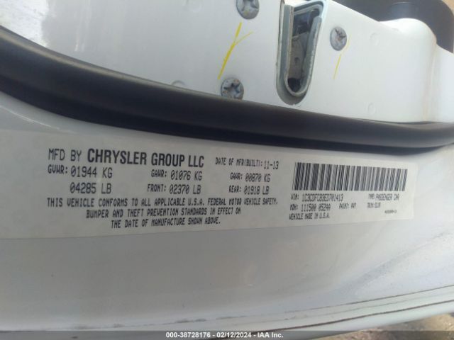 1C3CDFCB3ED701413 Dodge Dart Limited