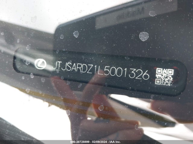 JTJSARDZ1L5001326 Lexus Nx 300 F Sport