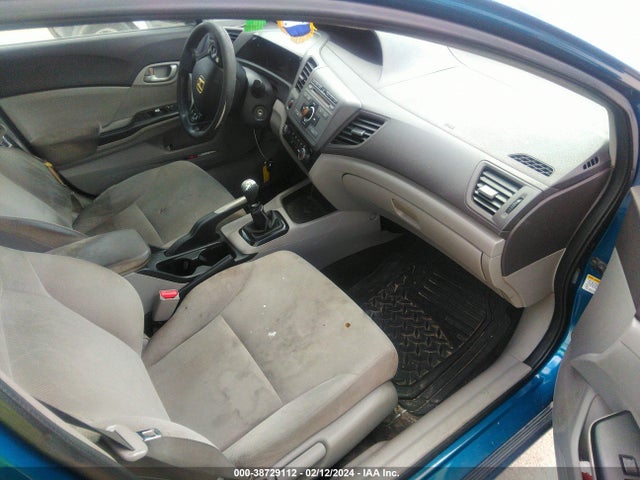 2012 HONDA CIVIC LX VIN: 2HGFB2E59CH550576