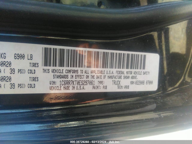 RAM 1500 Express 2014 1C6RR7KT0ES297061 Image 9