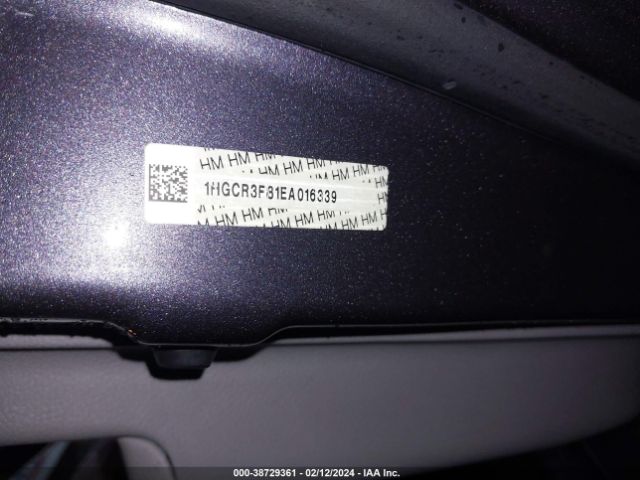 1HGCR3F81EA016339 Honda Accord Ex-l V-6