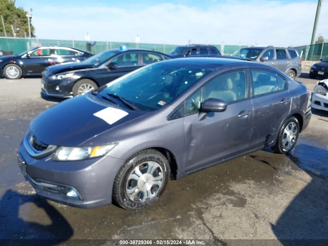 Honda CIVIC HYBRID 2015 19XFB4F23FE201198 Image 2
