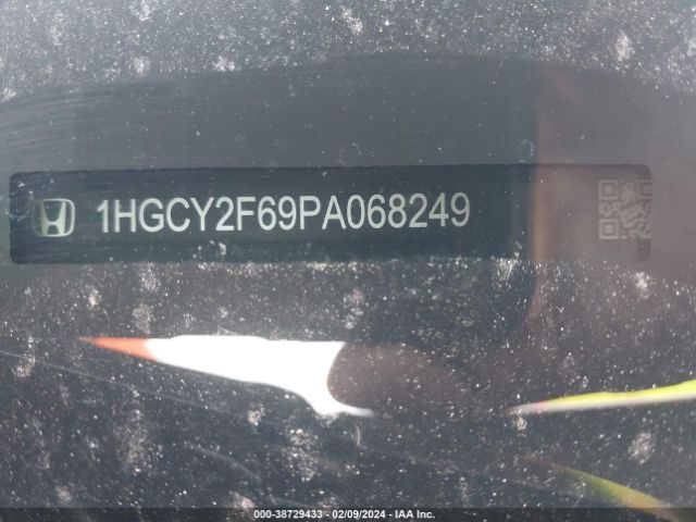 1HGCY2F69PA068249 Honda Accord Hybrid Ex-l
