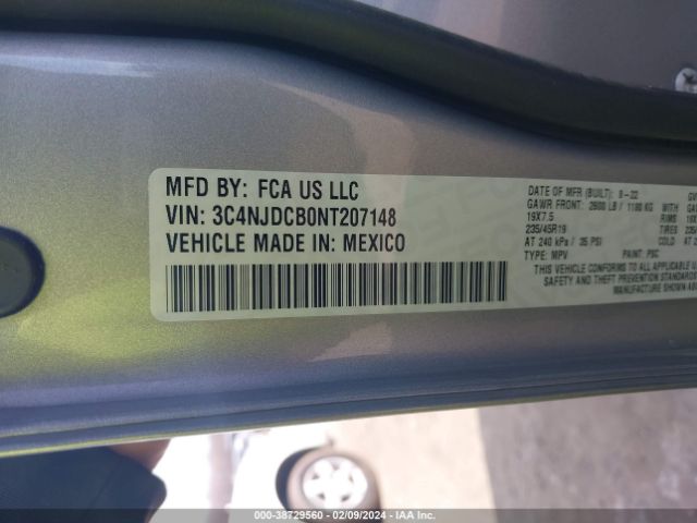 3C4NJDCB0NT207148 Jeep Compass High Altitude 4x4