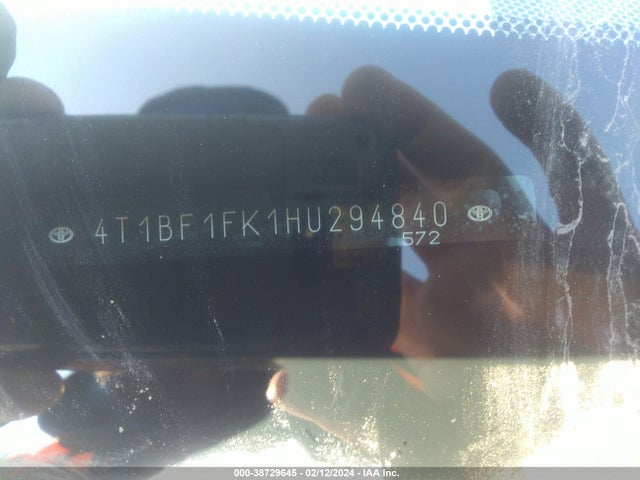 Toyota CAMRY SE 2017 4T1BF1FK1HU294840 Image 9