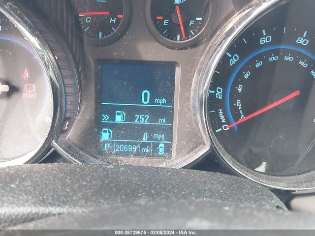 2012 CHEVROLET CRUZE 1LT VIN: 1G1PF5SCXC7381958