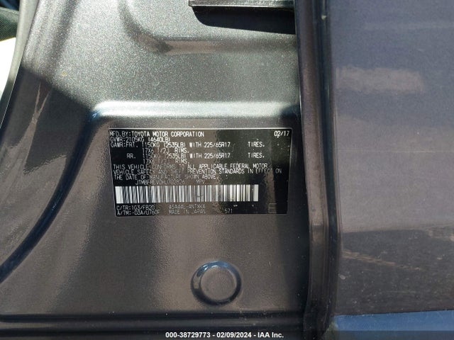 Toyota RAV4 LE 2017 JTMBFREV0HJ702826 Image 9