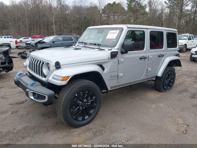 Продаж на аукціоні авто 2024 Jeep Wrangler 4xe Sahara 4x4, vin: 1C4RJXP6XRW233160, номер лоту: 38730022