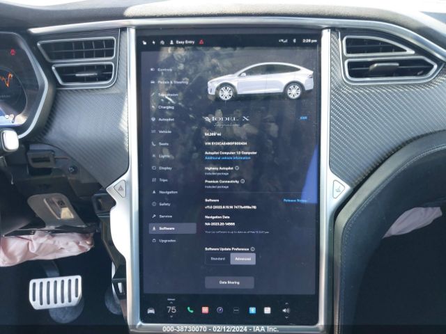 5YJXCAE48GFS00434 Tesla Model X 60d/p100d/p90d