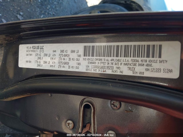 RAM 1500 Express 2016 1C6RR6KG8GS195233 Image 9