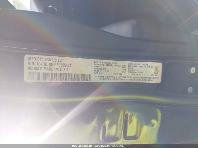 Dodge Durango Gt Launch Edition Rwd 2023 1C4RDHDG6PC555464 Image 9