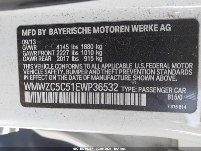 2014 MINI COUNTRYMAN WMWZC5C51EWP36532 Photo 8