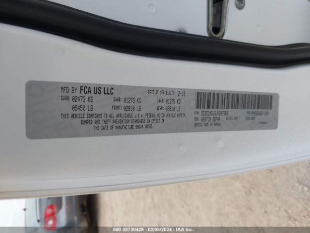 2C3CDXGJ3JH247569 Dodge Charger R/t Scat Pack Rwd