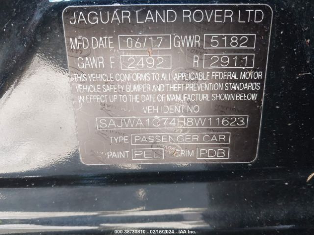 SAJWA1C74H8W11623 Jaguar Xj R-sport