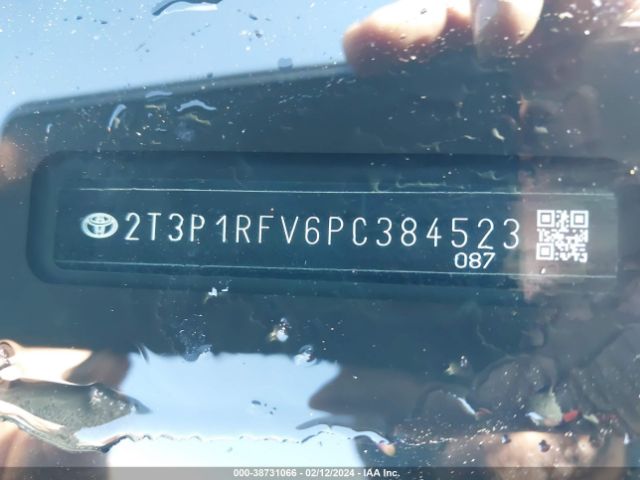 2T3P1RFV6PC384523 Toyota Rav4 Xle