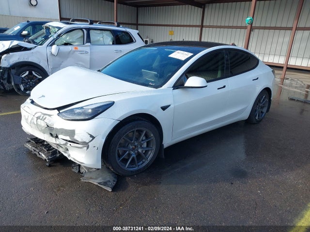 Tesla Model 3 Long Range Dual Motor All-wheel Drive 2021 5YJ3E1EB0MF003776 Image 2