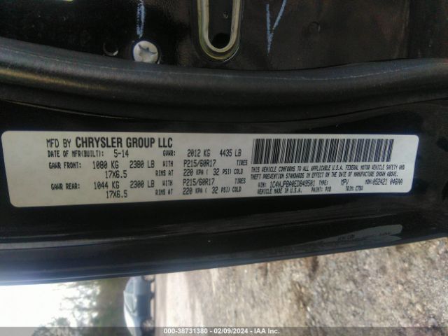 1C4NJPBA0ED849501 Jeep Patriot Sport
