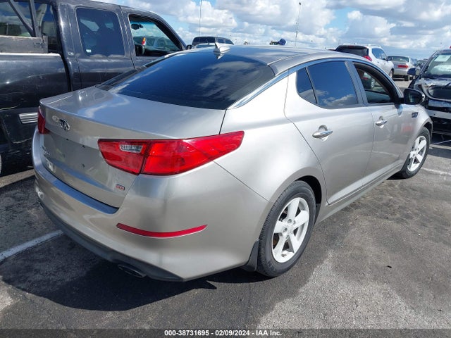 KIA Optima Lx 2014 KNAGM4A75E5523835 Image 4