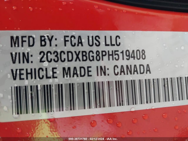 Dodge Charger Sxt 2023 2C3CDXBG8PH519408 Image 9