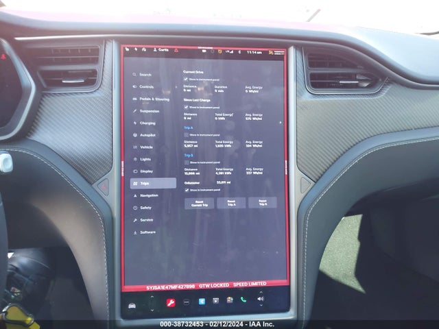 Tesla Model S Performance Dual Motor All-wheel Drive 2021 5YJSA1E47MF427898 Image 19