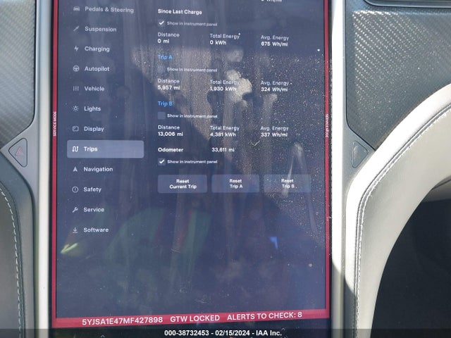 Tesla Model S Performance Dual Motor All-wheel Drive 2021 5YJSA1E47MF427898 Image 7