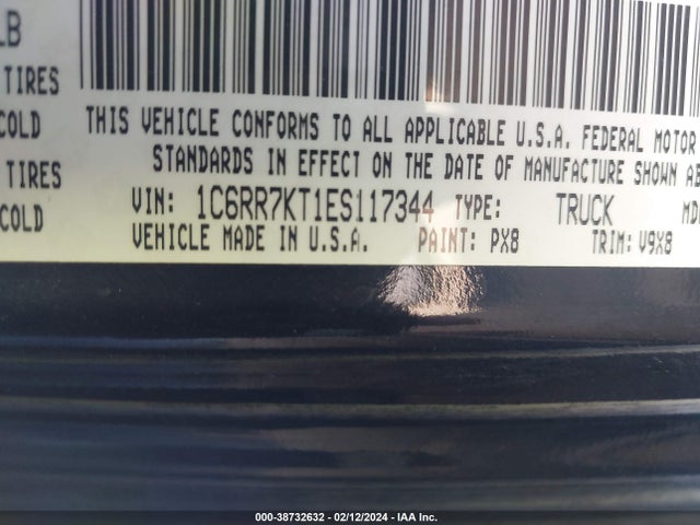 RAM 1500 Express 2014 1C6RR7KT1ES117344 Image 9