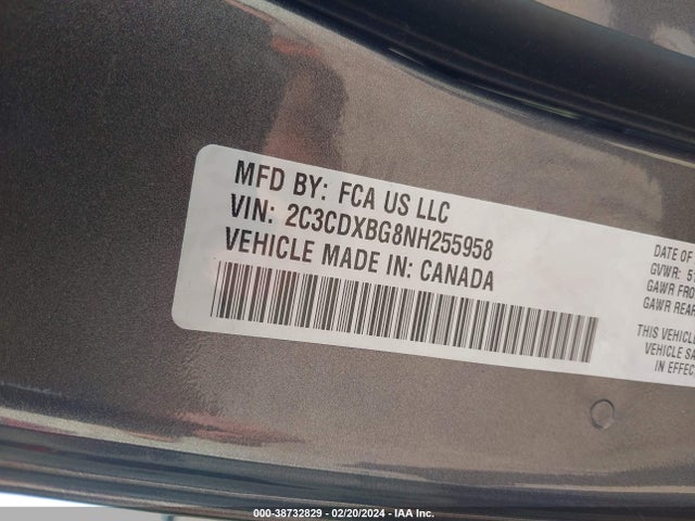 Dodge Charger Sxt Rwd 2022 2C3CDXBG8NH255958 Image 9