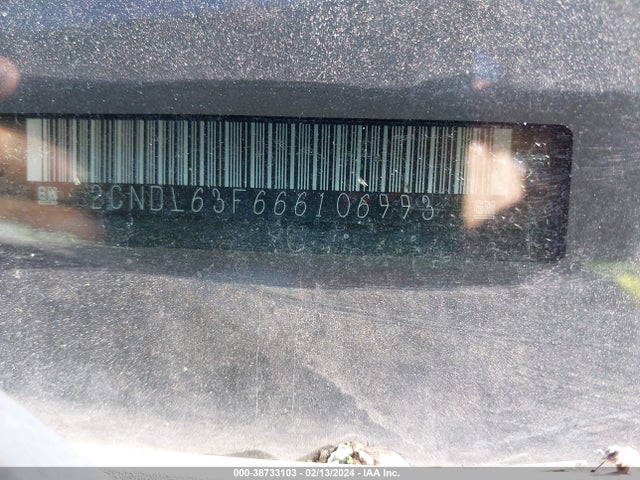 2006 CHEVROLET EQUINOX LT VIN: 2CNDL63F666106993