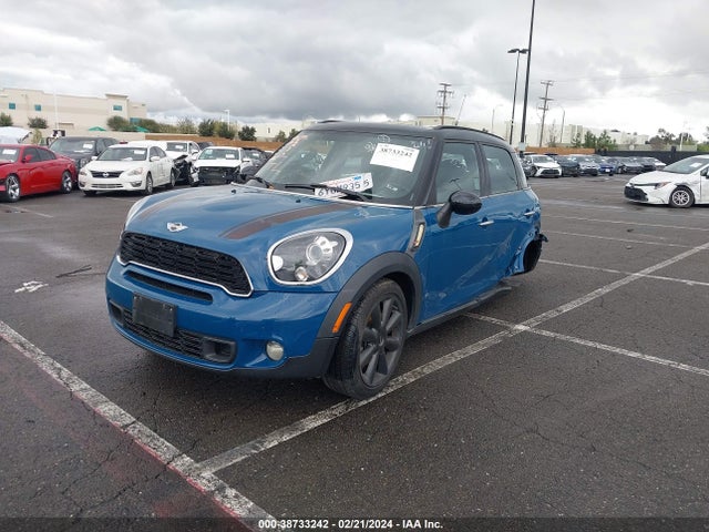 2012 MINI COOPER S COUNTRYMAN WMWZC3C5XCWL86738 Photo 1