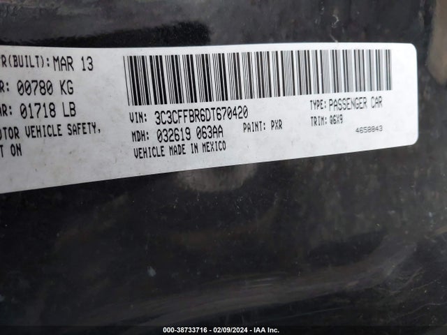 2013 FIAT 500 3C3CFFBR6DT670420 Photo 8