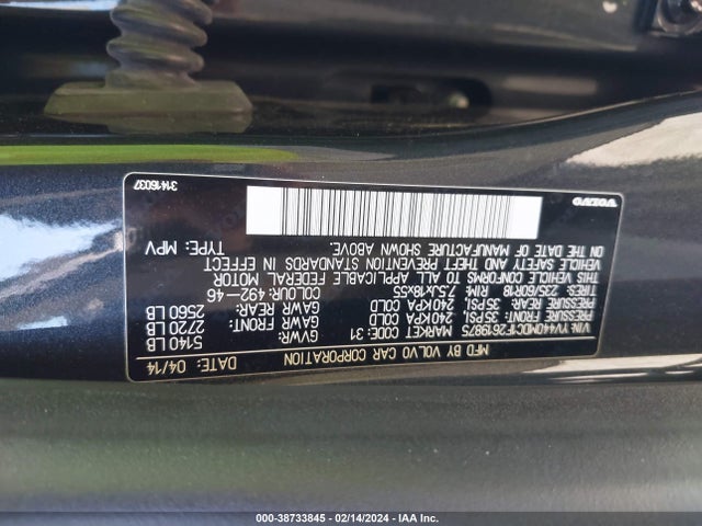 Volvo Xc60 T5 Premier Plus 2015 YV440MDC1F2619875 Image 9