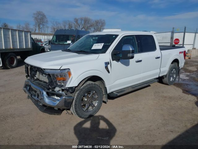 Ford F-150 Lariat 2022 1FTFW1E88NKD28730 Image 2