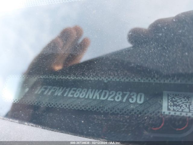 Ford F-150 Lariat 2022 1FTFW1E88NKD28730 Image 9