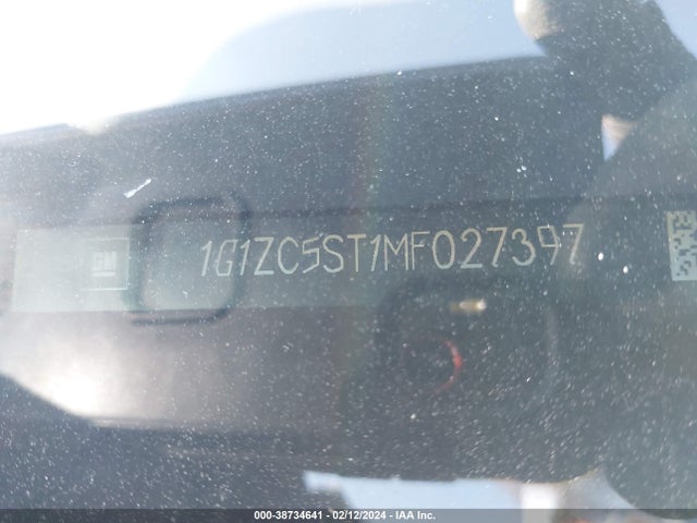 2021 CHEVROLET MALIBU FWD 1FL VIN: 1G1ZC5ST1MF027397