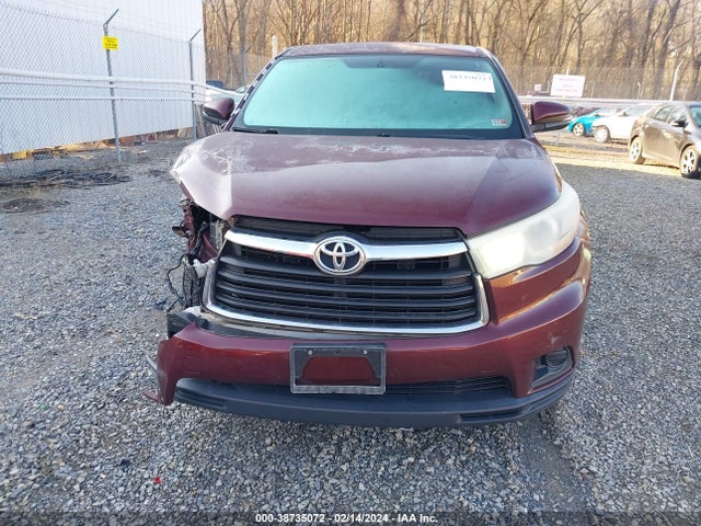 Toyota Highlander Le V6 2015 5TDBKRFH4FS107224 Image 12