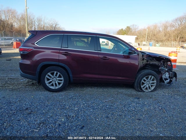 Toyota Highlander Le V6 2015 5TDBKRFH4FS107224 Image 13