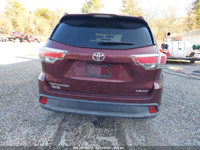 Toyota Highlander Le V6 2015 5TDBKRFH4FS107224 Image 16