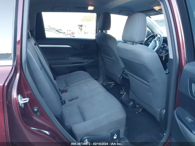 Toyota Highlander Le V6 2015 5TDBKRFH4FS107224 Image 8