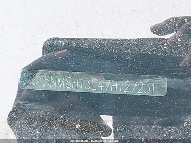 2007 HYUNDAI SANTA FE LIMITED/SE VIN: 5NMSH13E47H127231