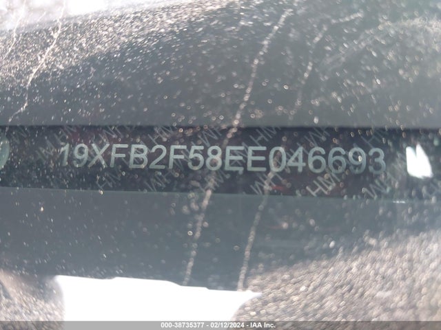 Honda Civic Lx 2014 19XFB2F58EE046693 Image 9
