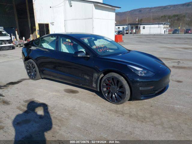 Aukcja sprzedaży 2022 Tesla Model 3 Performance Dual Motor All-wheel Drive, vin: 5YJ3E1EC9NF260672, numer aukcji: 38735676