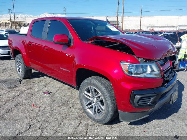 Chevrolet Colorado 2wd  Short Box Wt 2021 1GCGSBEA6M1277760 zdjęcie główne