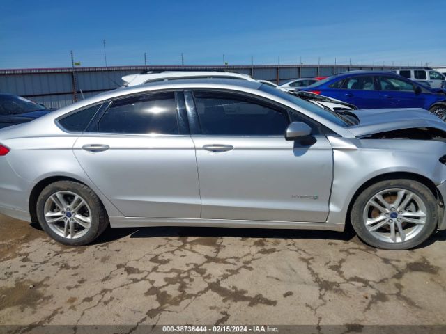 3FA6P0LU6JR141389 Ford Fusion Hybrid Se
