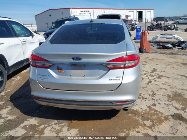 3FA6P0LU6JR141389 Ford Fusion Hybrid Se